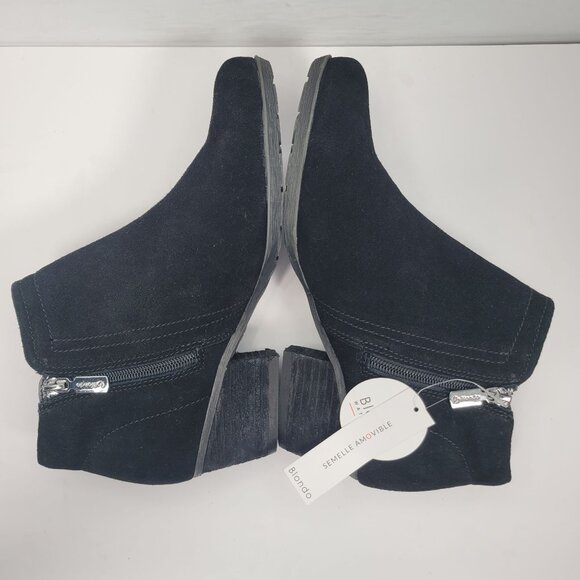 Blondo Women's Black Suede Ankle Waterproof Boots B6708015 US Size 8.5M NWT - Picture 6 of 9